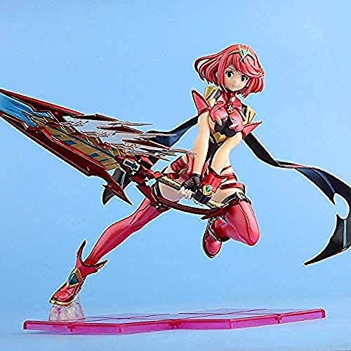 lkw-love 2019 New Homura Hikari Xenoblade 2 Chronicles Game Destiny en Pyra Combat 1 Scale Anime Figurines Juguetes Regalos BANPRESTO Black-Red-Black-Roja