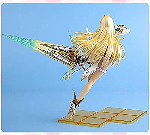 lkw-love 2019 New Homura Hikari Xenoblade 2 Chronicles Game Destiny on Pyra Fights 1 Scale Anime Figuras de acción Juguetes Regalos BANPRESTO Black @ Red-Red-Amarillo