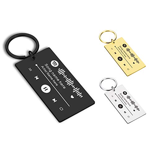 Llaveros Spotify Personalizados Metacrilato Para Mujer Llavero Con Código De Spotify De Música Escaneable Llavero Canción Cantante Nombres Grabado Acero Inoxidable Regalo Para Parejas Amigos Regalos