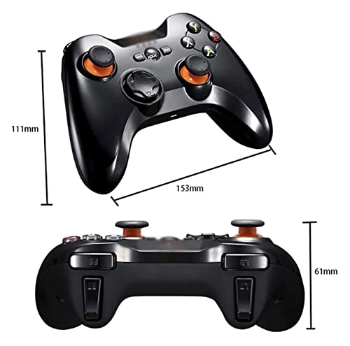 LLM Controlador De Juego Gamepad Inalámbrico 2.4GHz Bluetooth 5.0 Para iOS/Android/PC/PS3 - Negro