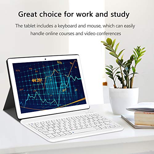 LNMBBS N10 Tablet 10" FHD, Octa-Core, 4G LTE Tablet Android 10.0, 4GB RAM, 64GB ROM, 1280 * 800 IPS, Tableta com Dual Camara, Dual/SIM/GPS/PTG/Bluetooth, (Gold)