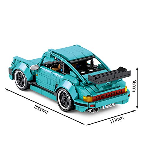 Loads Juego de construcción de 717 piezas para coche de técnica antigua, diseño retro, compatible con la técnica Lego
