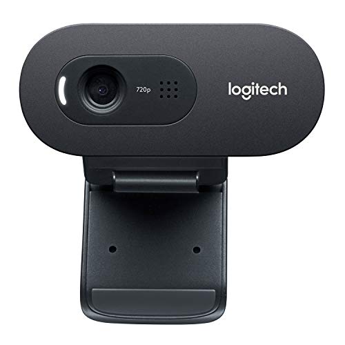 Logitech C270 Webcam HD, 720p/30fps, Video-Llamadaso HD Amplio Campo Visual, Corrección de Iluminación, Micrófono Reductor de Ruido, PC/Mac/Portátil/Macbook/Tablet