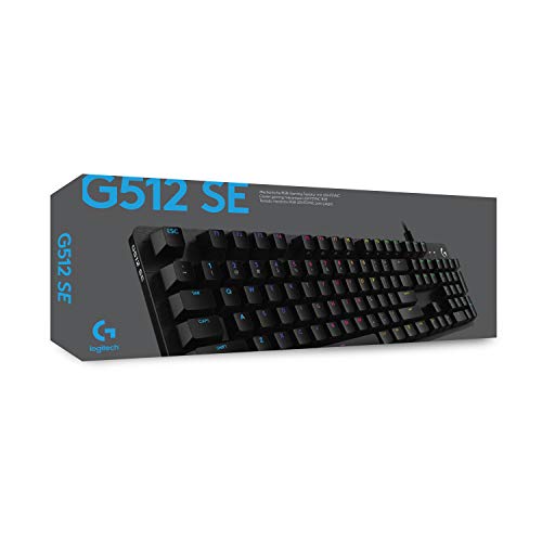 Logitech G512 SE - Teclado mecánico para Gaming con iluminación Negro