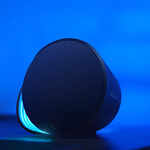 Logitech G560 Altavoces Gamer para PC, Sonido envolvente DTS:X, Iluminación LIGHTSYNC RGB integrada, 2 altavoces satélite y un subwoofer, Experiencia de juego inmersiva - Negro