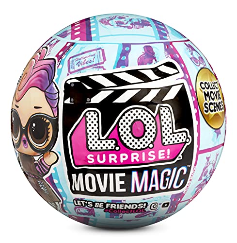 L.O.L. Surprise!- LOL Surprise Movie Magic 10 sorpresas Que Incluyen 1 muñeca, escenas de películas y Muchos Otros Accesorios-Gran Regalo para niños a Partir de 4 años (118367EUC)