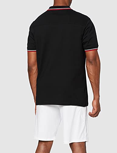 Lonsdale Amateur Polo, Negro (Schwarz), XXL para Hombre