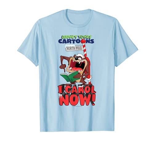 Looney Tunes Taz I Carol Now! Christmas Camiseta