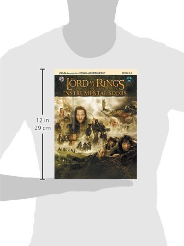 Lord of the Rings Instrumental Solos for Strings: Violin (with Piano Acc.), Book & Online Audio/Software (Pop Instrumental Solo)