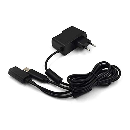 lorenlli 110 – 240 V AC Adaptador de Red USB convertidor de Cable de Cable portátil de 1 a 2 de Fuente para Xbox 360 Kinect Sensor