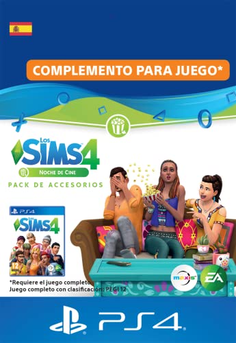 Los Sims 4 - Noche de Cine - Pack de Accesorios | Código de descarga PS4 - Cuenta española