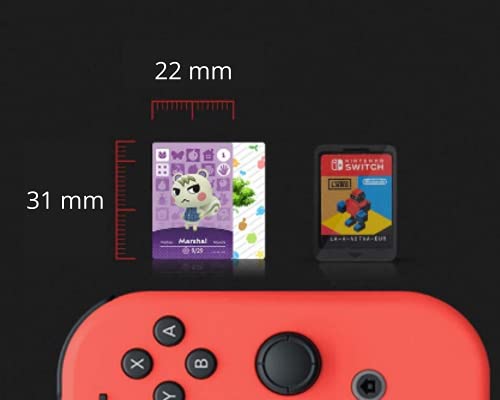 Lote de 24 tarjetas NFC para Amiibo Animal Crossing New Horizon (compatible con Nintendo Switch Lite, Wii U, New 3DS Rare de aldeanos Serie 1 a 4, con funda de almacenamiento)