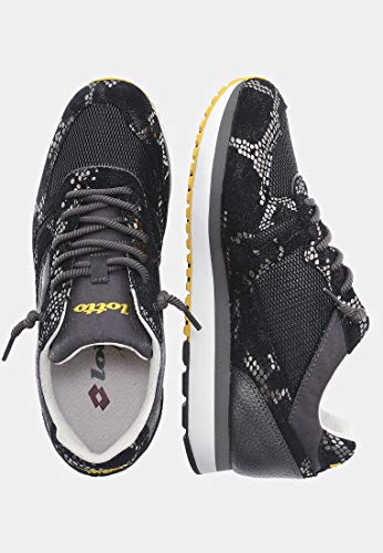 LOTTO Tokyo Wedge Crack Dark Gray 21116825U