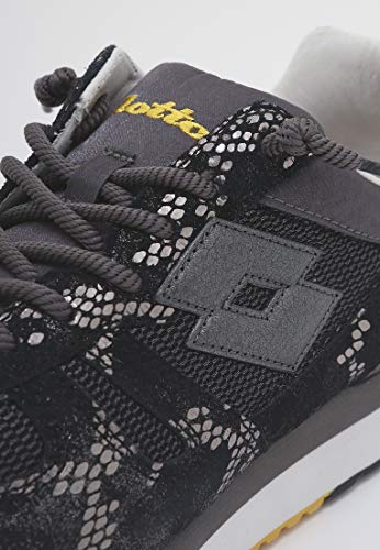 LOTTO Tokyo Wedge Crack Dark Gray 21116825U