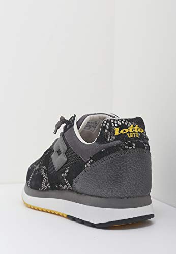 LOTTO Tokyo Wedge Crack Dark Gray 21116825U
