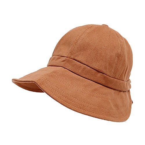 Love May algodón Fischer Sombrero Sombrero Gorro Playa Sombrero Hacha äufige Playa Plegable Sombrero para Macho y Hembra, algodón, Caramel Colour, 56-58 cm