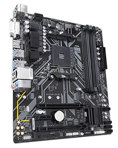 LQIAN Fit For Gigabyte GA-B450M-DS3H Original Nueva Placa Base AMD Socket AM4 DDR4 USB3.0 SATA3.0 VGA + DVI + HDMIPlaca Base de computadora