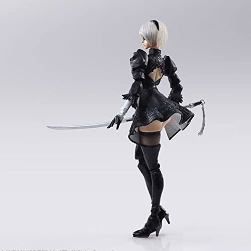 Lrbshf Nier: Automata 2B Anime Girl Figura, PVC Anime Girl Modelo, Acción Imagen Figuritas Dibujos Animados Juguetes (15cm)