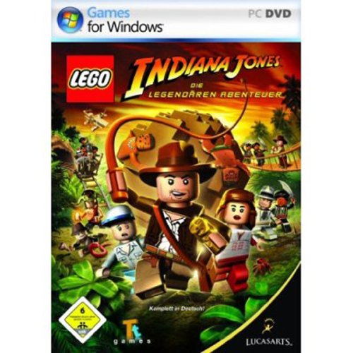 LucasArts LEGO Indiana Jones - Juego (PC, DEU, 512 MB, Intel P3 1.0 GHz, 128 MB)