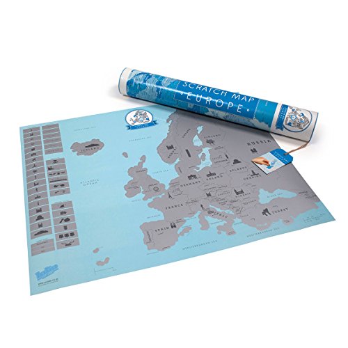 Luckies - Rubbel-Karte "Scratch Map Europe" Europa (LUKEU)