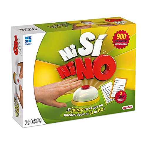 Ludilo-678401 Ni si ni no (lúdico) juego de mesa para niños, multicolor, 32.5 x 25.7 x 6.1 (Lúdilo 678401)