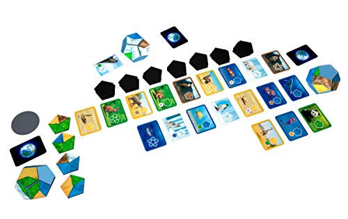 Lúdilo- Planet niños, Educativo, cooperativo, Piezas magneticas, Desarrollo Habilidades cognitivas, Juegos de Mesa, Familia, Color Azul (Blue Orange Games 10701)