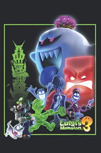 Luigi S Mansion 3 Collage Poster: Notebook Planner -6x9 inch Daily Planner Journal, To Do List Notebook, Daily Organizer, 114 Pages