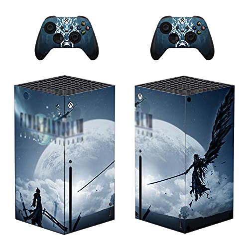 LUONE para la Cubierta de la calcomanía de la Etiqueta Xbox Serie X de Xbox, para Xbox Series X Console y 2 Controlers Vinyl Decal Cover,0256