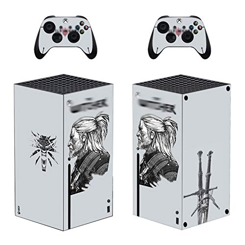 LUONE para Xbox Series X New Game Pegatina de Piel Pegatina de calcomanía para Xbox Series X Console y 2 Controlers Vinyl Protective Film,0022