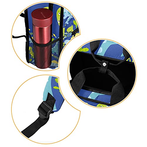 LUPIN Mochilas Dibujado a Mano Dinosaurio Mochila Viajar Escuela Secund