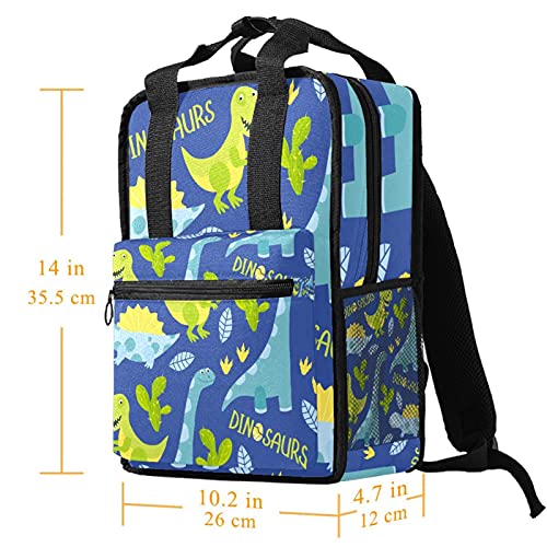 LUPIN Mochilas Dibujado a Mano Dinosaurio Mochila Viajar Escuela Secund