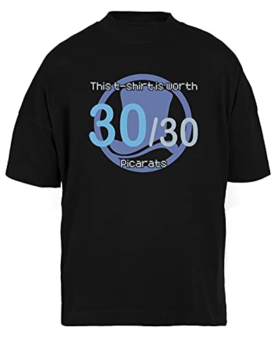 Luxogo Un Fácil Rompecabezas Unisex Nera Holgada Camiseta Hombre Mujer Baggy Men's Women's Black T-Shirt