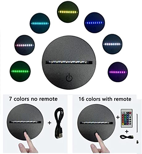 Luz de noche Gods Eater Burst Lámpara de ilusión 3D Luz de anime japonés