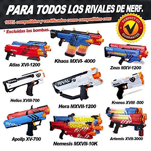LVHERO 100 Balas Dardos Darts para N Rival Armas de Juguete