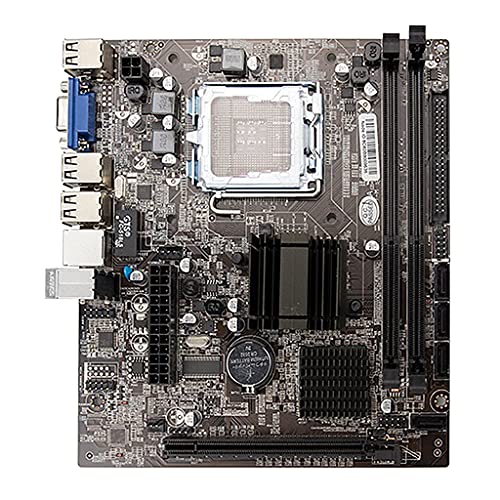 LYWYOUDDKH Placa Base de computadora G41 Integrado de Doble Canal M-ATX DDR3x2 8G USB 2.0 SATA2.0 LGA 775 para CPU de la Serie Intel / 771