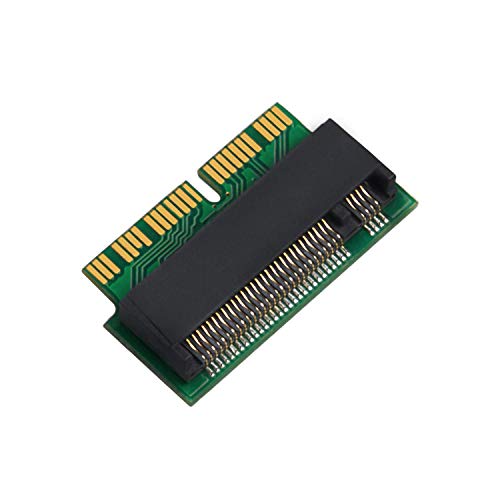 M.2 Adaptador convertidor NVME SSD para MacBook Air Pro Retina Mediados de 2013 2014 2015 2016 2017, Kit de actualización NVME / AHCI SSD para A1465 A1466 A1398 A1502