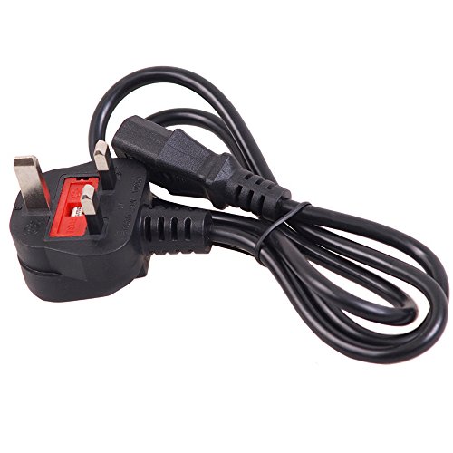 Maclean MCTV IEC Kettle Lead Power Cord Cable PC Mains Connector 1 m, 1.5 m, 3 m, 5 m Eco-Fused (1 m)