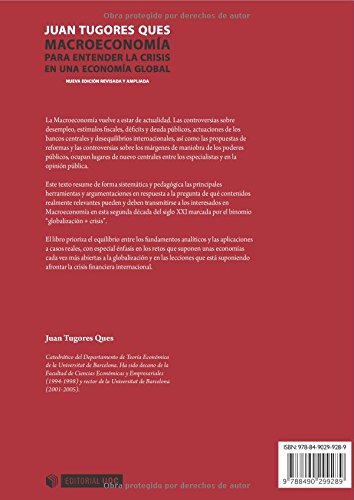 Macroeconomía: Para entender la crisis en una economía global: 256 (Manuales)