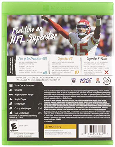 Madden NFL 20 for Xbox One [USA]