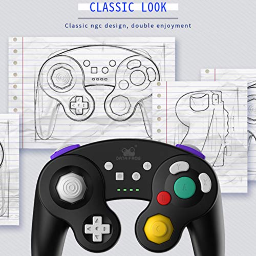MAGELIYA Controlador de Juego inalámbrico Bluetooth Data Frog para N-intendo Switch Pro Gamepad