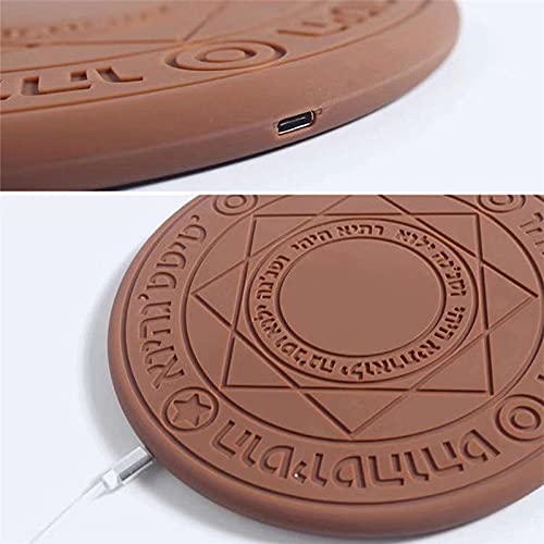 Magic Circle 10W Qi Cargador de teléfono inalámbrico con almohadilla de carga rápida para iPhone 11 X XS XR Para Samsung S10 S20 Note 20 Ultra Universal