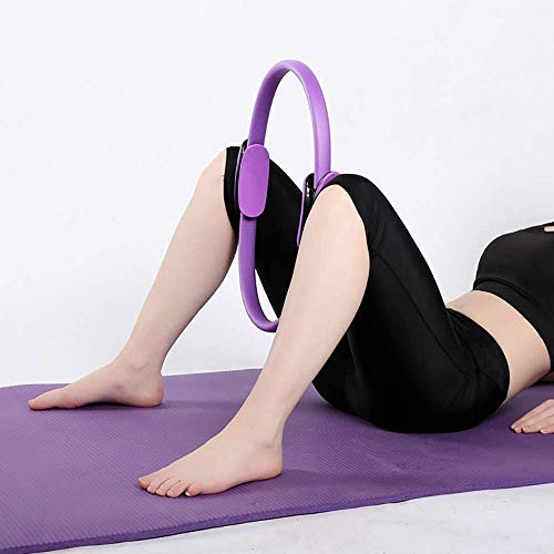Magic Fitness Circle, equipo de resistencia al ejercicio, anillo de yoga Pilates de doble asa, anillo de entrenamiento de resistencia para tonificar y esculpir los muslos internos y externos