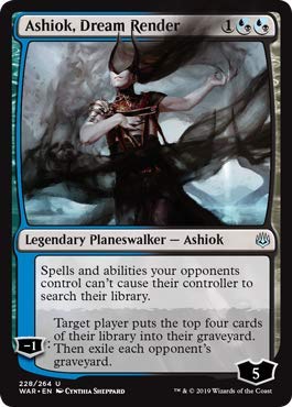 Magic: the Gathering - Ashiok, Dream Render - Ashiok, Devastatore di Sogni - War of The Spark