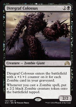 Magic: the Gathering - Diregraf Colossus (107/297) - Shadows Over Innistrad by Magic: the Gathering