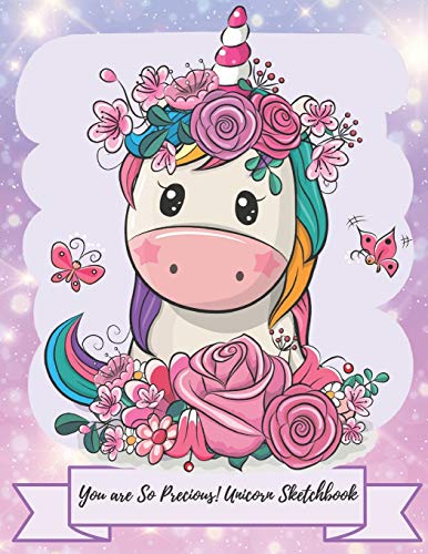 Magic Unicorn Sketch Book for Girls & Children! Cute Magical Unicorn Drawing Pad Blank Paper, Unicorns Spark Magical Imagination for Drawing, Art & ... (Magic Unicorn Sketch Book for Girls Series)