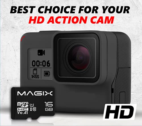 Magix Micro SD Card HD Series Class10 V10 + SD Adapter UP to 80MB/s (64GB)