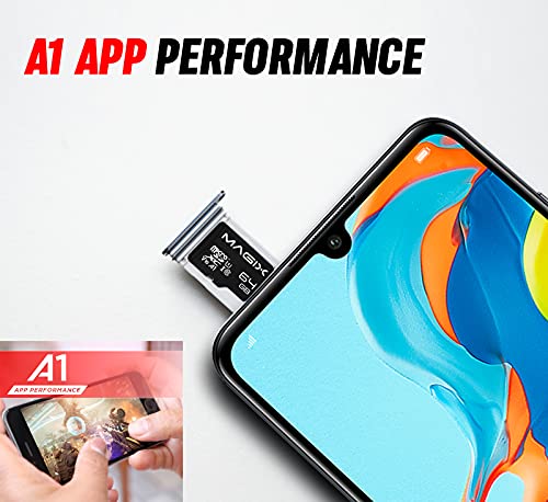 Magix Micro SD Card HD Series Class10 V10 + SD Adapter UP to 80MB/s (64GB)