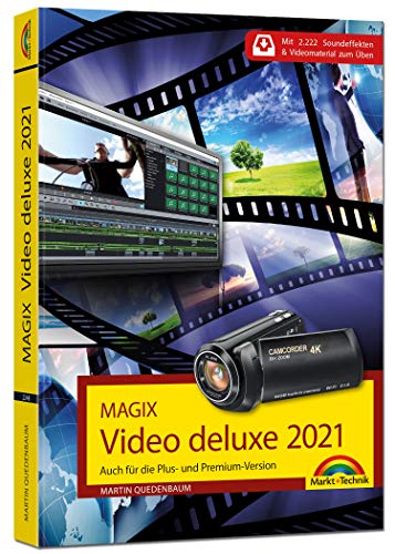 MAGIX Video deluxe 2021: Auch für die Plus- und Premium-Version / MIt 2.222 Soundeffekten & Videomaterial zum Üben