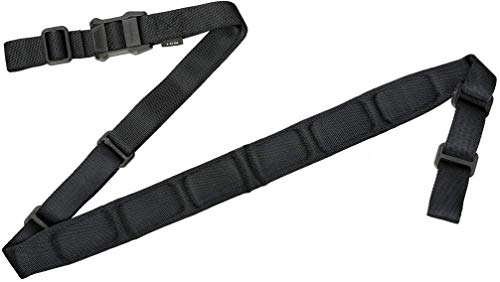 Magpul MS1 Two-Point Quick-Adjust Padded Sling MS1-Eslinga Acolchada de Dos Puntos de Ajuste rápido, Unisex, Negro