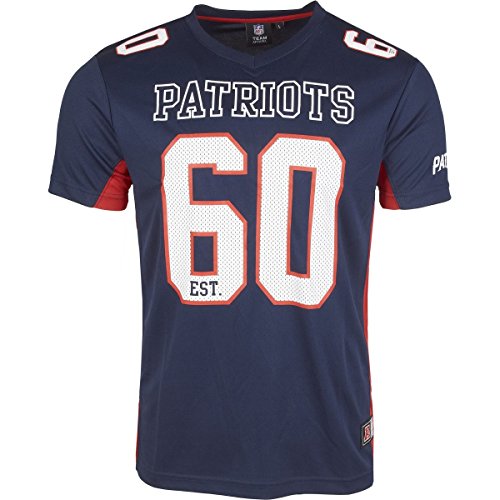 Majestic NFL NEW ENGLAND PATRIOTS Moro Mesh Jersey T-Shirt, Größe:XL